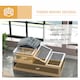 image 3 of PawHut Wooden Tortoise House Indoor Outdoor w/ Balcony, Tray, Openable Roof