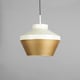 image 4 of BHS Lexi Ceiling Pendant | Gold | Ivory and Brass | 1