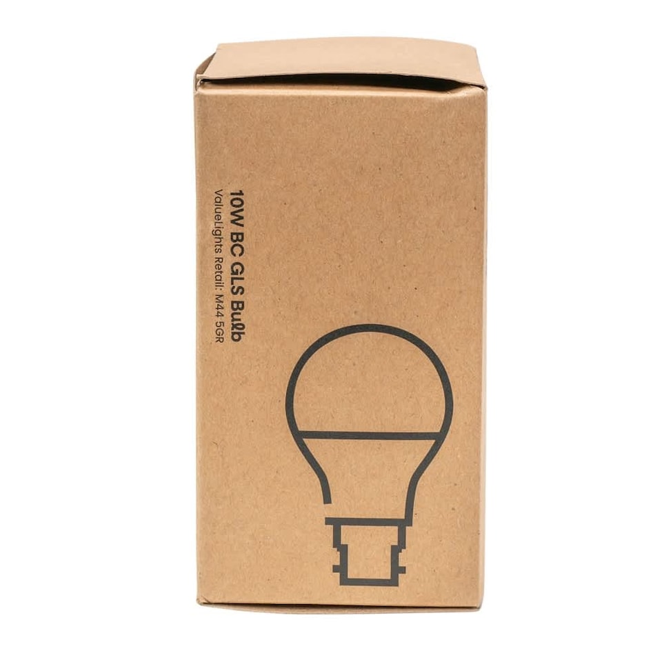 image 1 of ValueLights 8 Pack B22 White GLS Light Bulbs | White