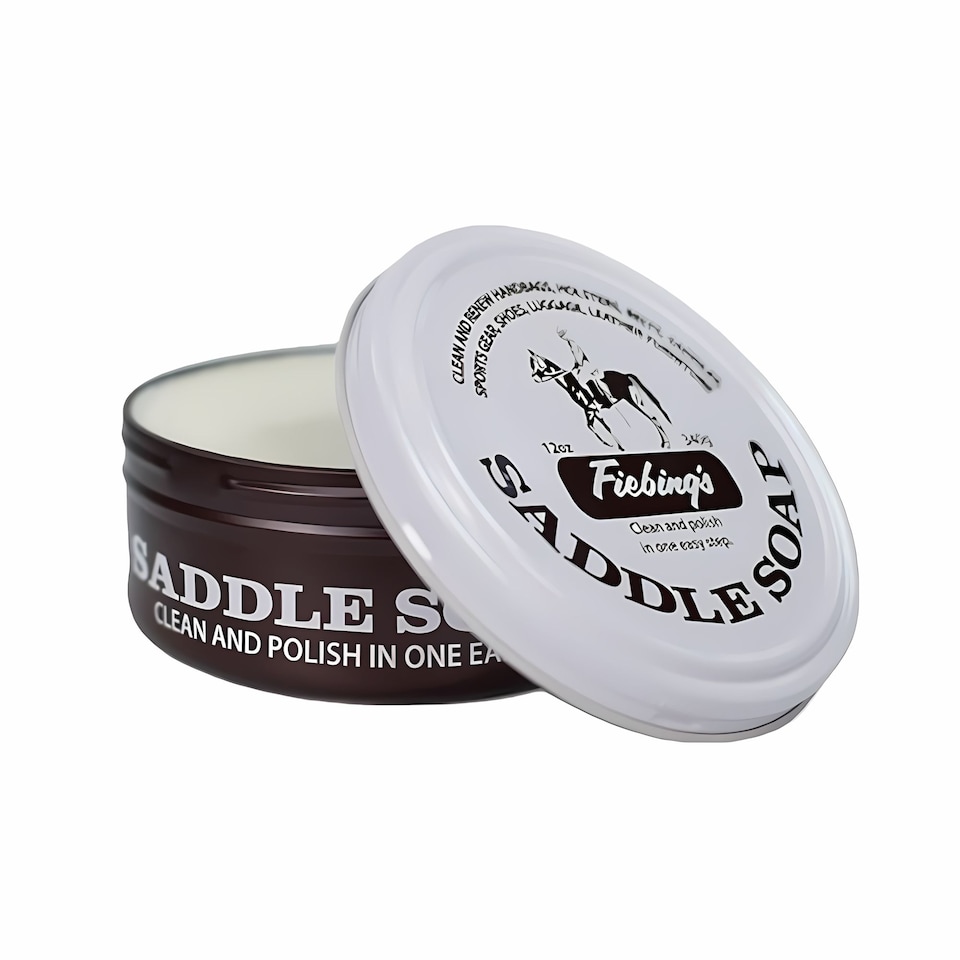 image 1 of Fiebing's Saddle Soap Cleaner - Traditional Leather Care 12oz | White | White