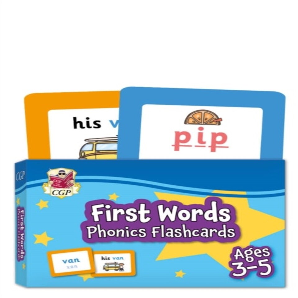 First Words Phonics Flashcards For Ages 3-5