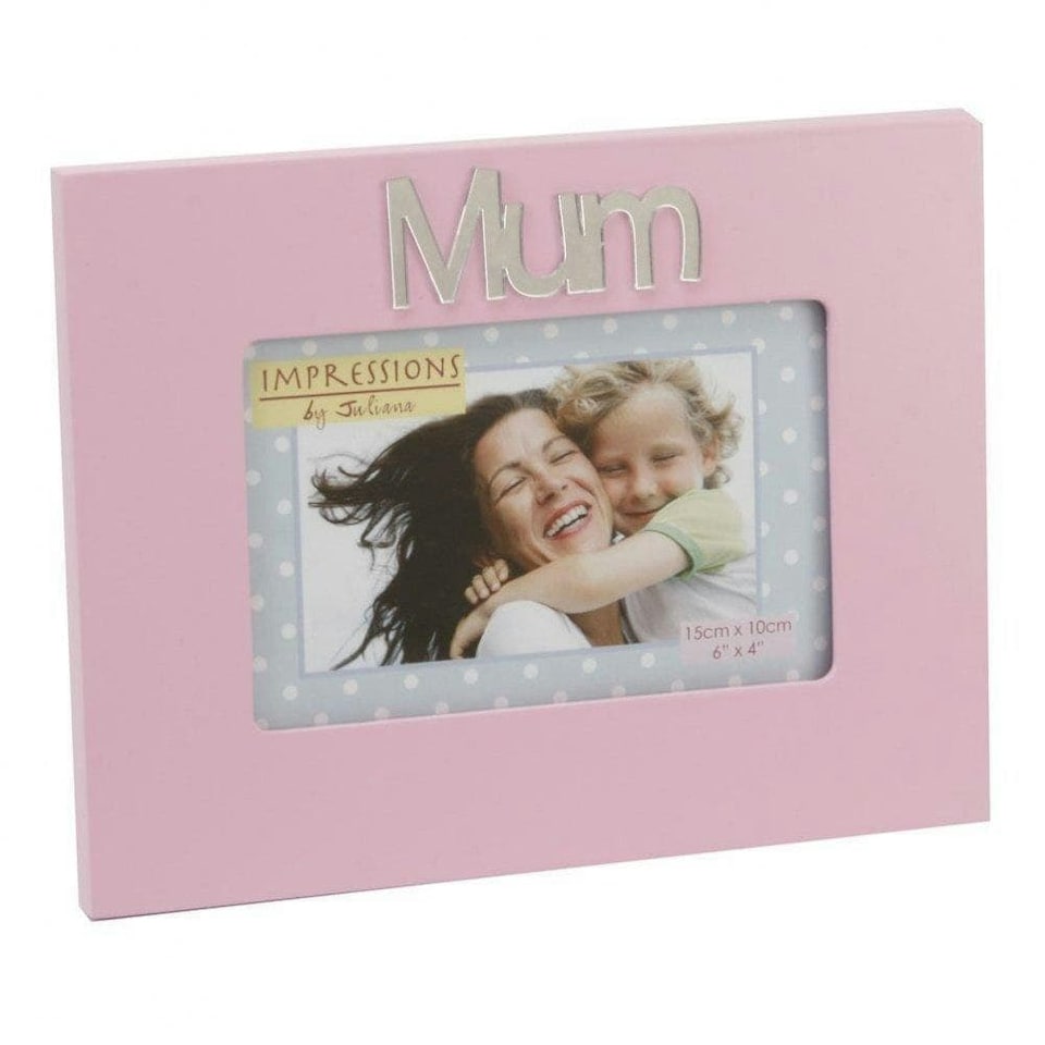 image 1 of Juliana Impressions Juliana Mum Pink Photo Frame 4x6"