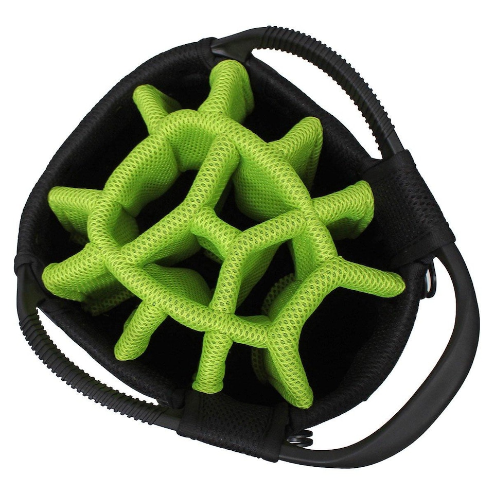 image 1 of Benross ProTec 7.0 Waterproof Stand Bag - Black/Charcoal/Lime