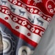 image 3 of BHS Christmas Winter Snow Throw, Red