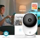 image 2 of NEDIS Smart Indoor Camera, Wi-Fi, 3MP Full HD, Baby & Pet Monitor with Motion & Sound Detection, Night Vision, 110 Degree View, 2-Way Audio, Compatible with Alexa & Google Assistant - White