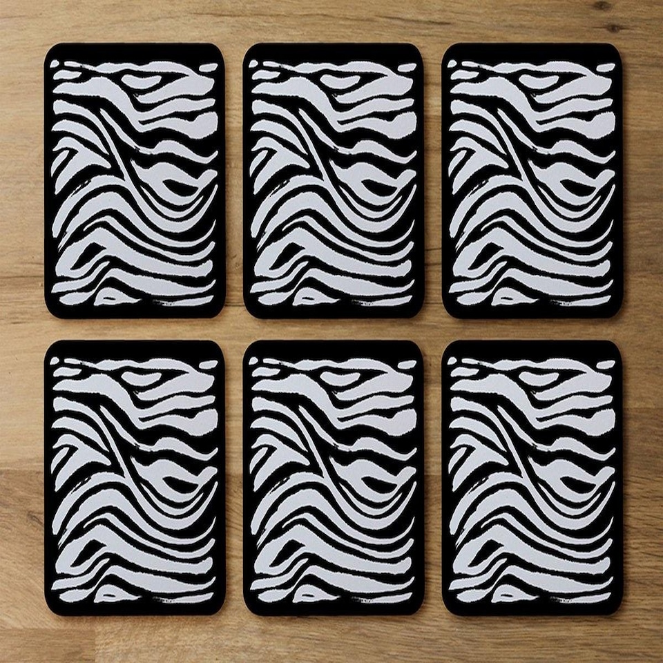 image 1 of Zebra Print (Coaster)