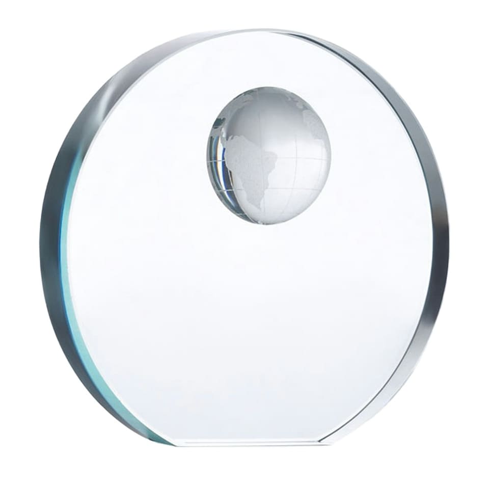 image 1 of MidOcean Mondal Glass Globe Trophy - Transparent - One Size