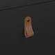image 9 of Barcelona Shoe Cabinet 4 Flip Down Doors in Matt Black