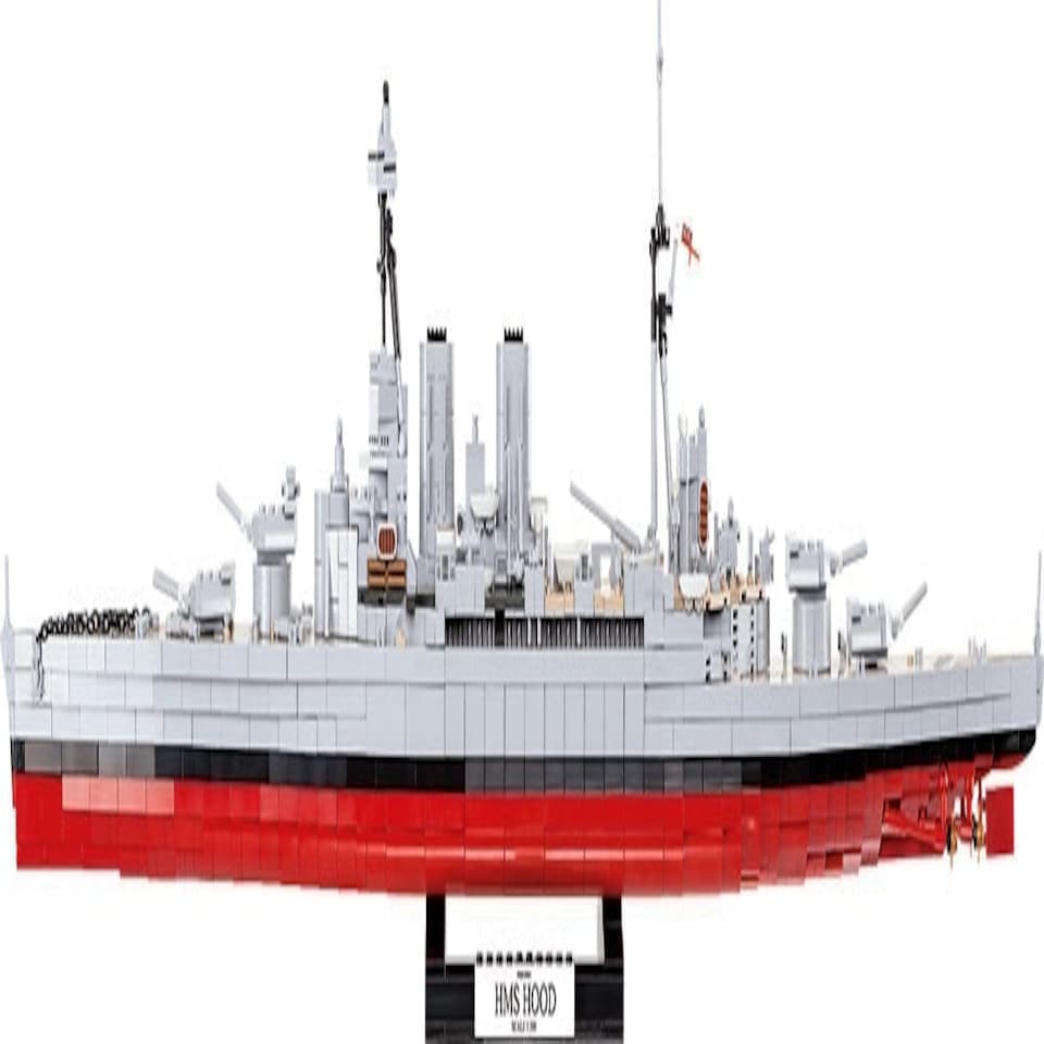 image 1 of HMS HOOD ship brick model - COBI 4830 - 2613 bricks