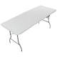 image 1 of 5ft Folding Trestle Table Heavy Duty Catering Garden Party 1.5m | White