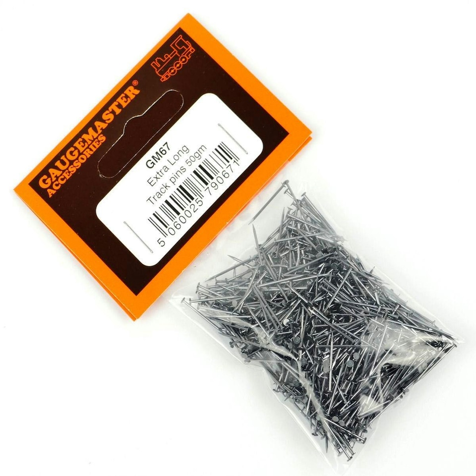 image 1 of Gaugemaster Track Track Pins 15mm Extra Long (50g)
