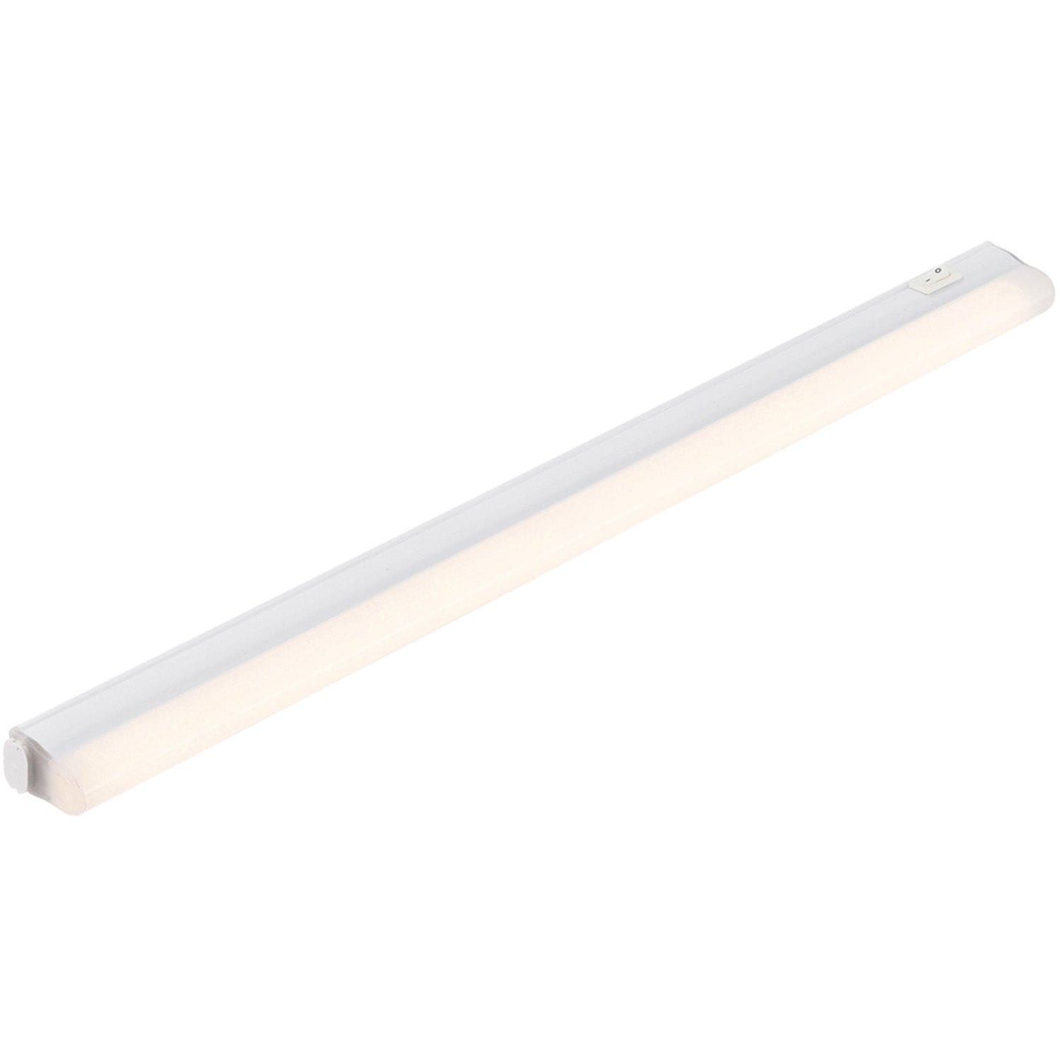 Loops 500mm Under Cabinet LED Light - 8W SMD 2835 CCT LED Module - Opal & Gloss White