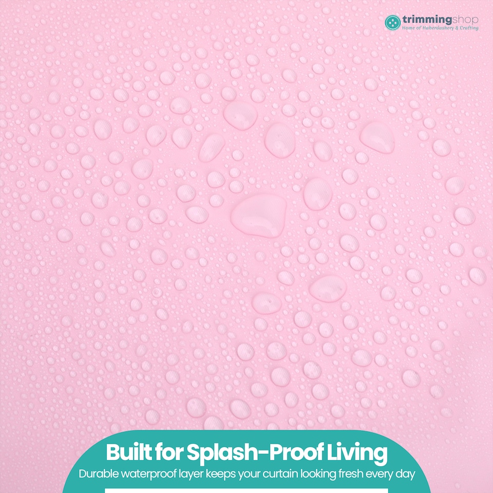image 1 of PEVA Plain Mould & Mildew Resistant Shower Curtain with 12 Hooks - 180x180cm