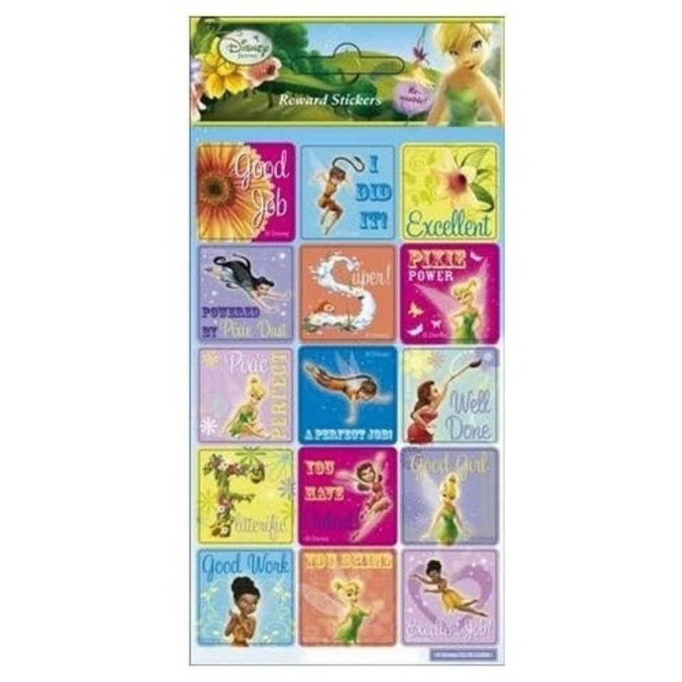 Disney Fairies Glitter Reward Stickers - Multicoloured - One Size