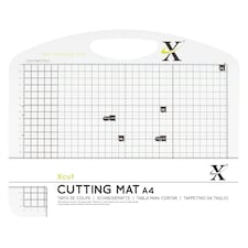 Xcut Self Healing Duo Cutting Mat, Black & White, A4