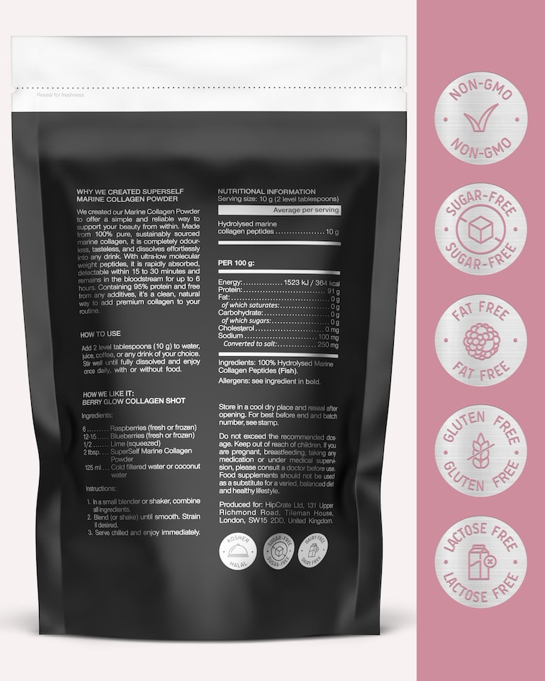 image 1 of SuperSelf Marine Collagen Powder Odourless 240g