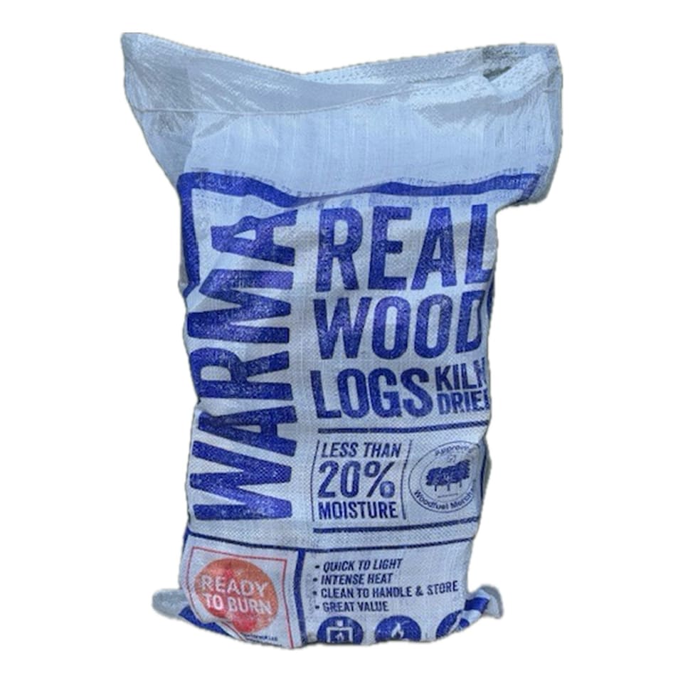 image 1 of Warma Kiln Dried Hardwood Firewood Logs - 53L Bag