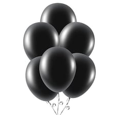 Black Biodegradable Latex Balloons 23cm / 9 in - Pack of 30