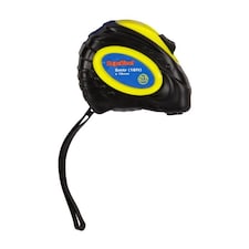 SupaTool Rubberised Metric/Imperial Tape Measure - Black/Yellow - 5m x 19mm