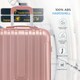 image 4 of Flight Knight Premium Hard Shell Lightweight Cabin Suitcase - 8 Wheels - TSA Lock & USB Port - 100 Airlines Approved Including Ryanair Priority - 55x40x20cm Pink | Rose Gold | Cabin Bag