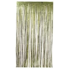 Matte Olive Green Foil Door Curtain Backdrop 1.9m x 99cm