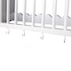 image 4 of Minack White Wooden Kitchen Plate Rack, Shelf, Hooks, Wall mounted, Freestanding | White