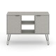 image 3 of Core Products Augusta Grey 2 Door Flat Screen TV Unit, H57.0cm x W114.5cm x D39.5cm Grey