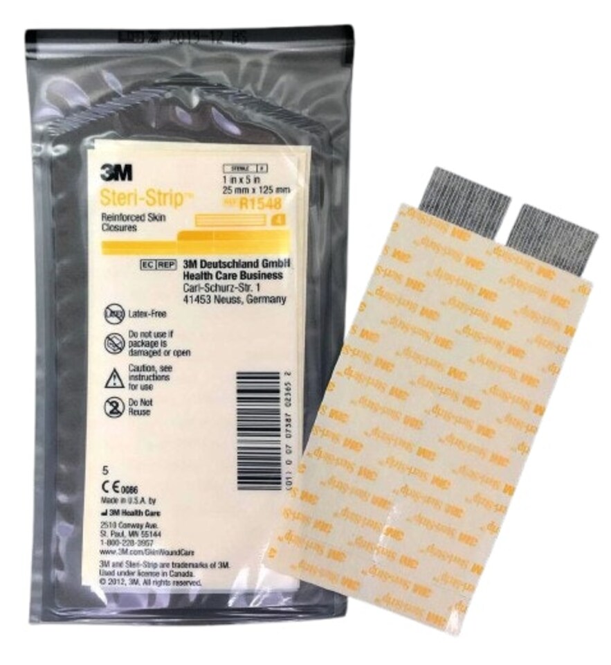 image 1 of Steri-Strip Butterfly Stitches R1548 - Pack of 5 - Adhesive Skin Closures