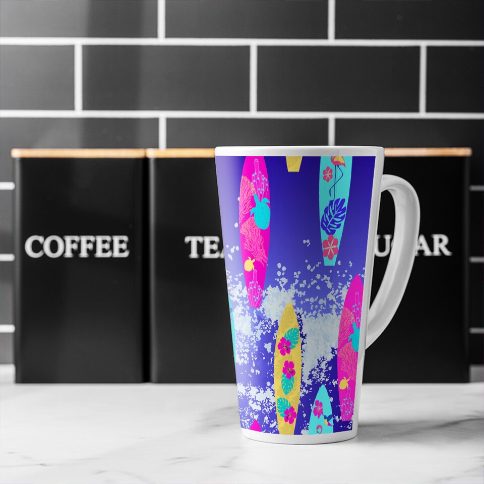 image 1 of Tropical Surf Latte Mug