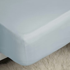 Belledorm Easycare Percale Fitted Sheet - Duck Egg Blue - Narrow Single