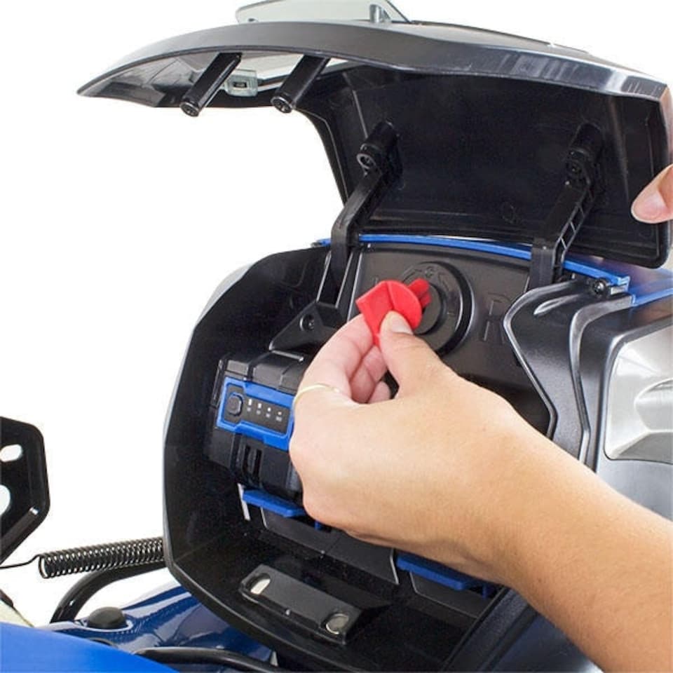 image 1 of Hyundai 80V Lithium-Ion Cordless Battery Powered Lawn Mower 45cm Cutting Width With Battery and Charger | HYM80LI460P