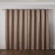 image 3 of Royal Damask Elegant Woven Blackout Eyelet Curtains 116cm x 183cm Taupe Brown | Natural