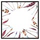 image 1 of Watercolour boho chic with feathers and arrows (Picture Frame) Black | XL