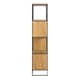 image 3 of Swindon Bookcase with 2 Doors, 3 drawers and 2 Shelves in Black