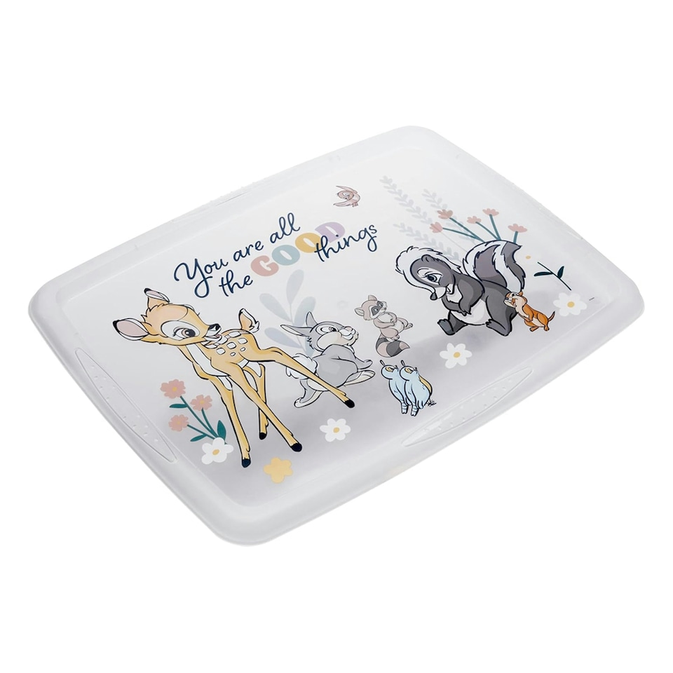 image 1 of Keeeper Bambi Turn Around Stackable Box with Lid 45 Litre Transparent