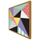 image 5 of Retro themed geometrics (Picture Frame) White | M