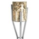 image 2 of Interiors by Premier Onyx Stone Floor Lamp Silver