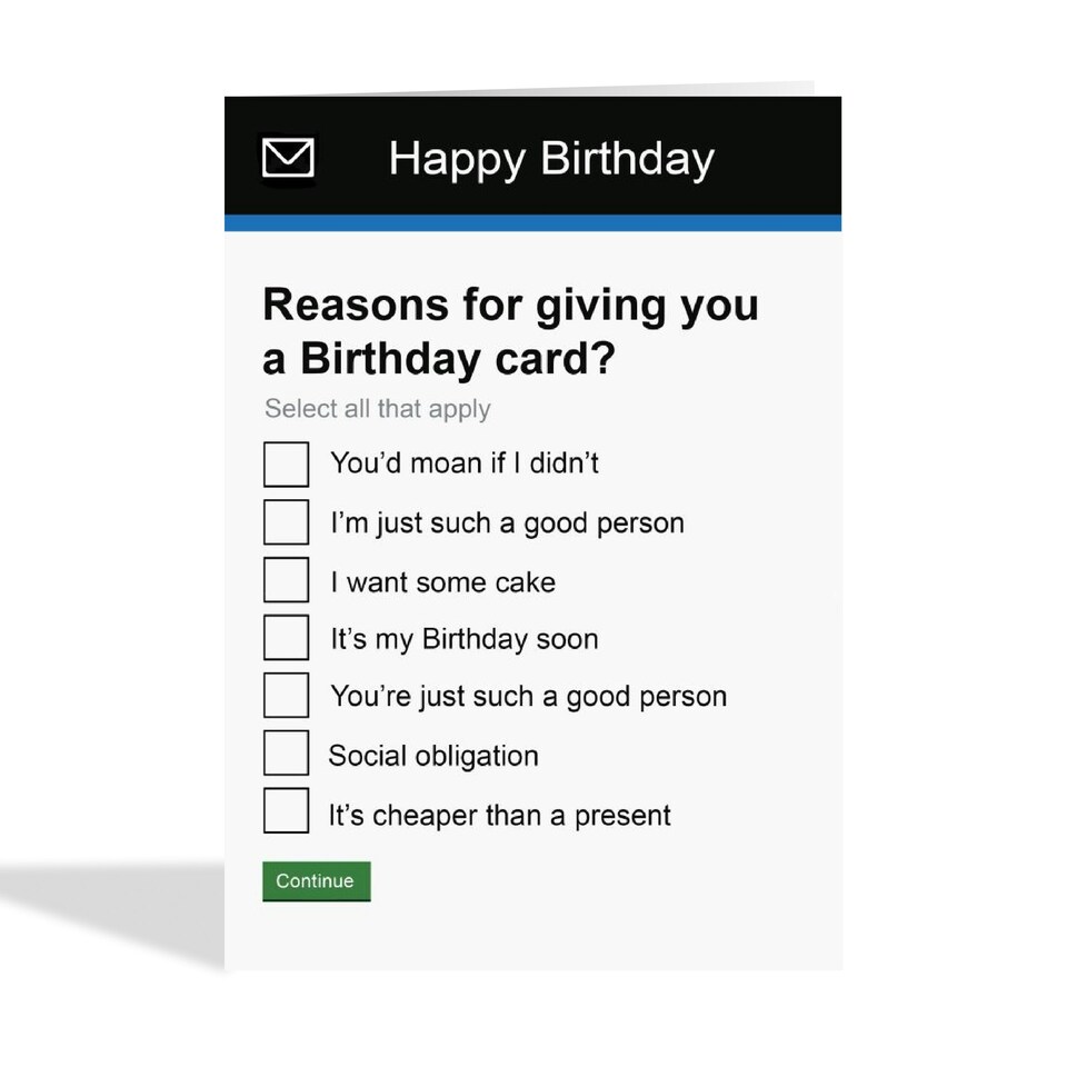 image 1 of Funny Government Birthday Card