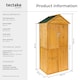 image 6 of Garden Shed with Pitch Roof - impregnated wood, Bitumen roofing felt | Brown | brown | 80,50 x 60 x 213,50 cm | 1