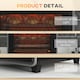 image 8 of HOMCOM Air Fryer Oven 20L Mini Oven Countertop Convection Oven 1400W Black