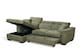 image 4 of Green Chenille Fabric 1C2 Corner Sofabed with Storage WILSON