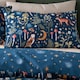 image 3 of Catherine Lansfield Enchanted Twilight Animals Reversible Duvet Cover Set | Blue | Navy Blue