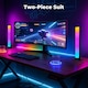 image 6 of Emitto 2x Smart RGB LED Light Bar Ambient Lamp Color Changing Music TV Backlight