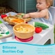 image 3 of Tiny Dining 5pc Bamboo Llama Baby Weaning Set - Navy Blue