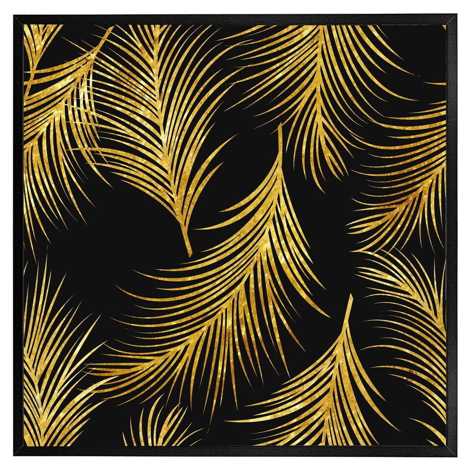 image 1 of Golden tropical (Picture Frame) Brown | M