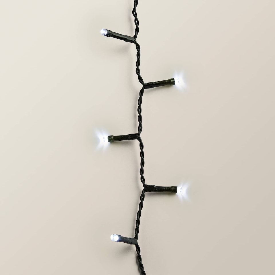 image 1 of ValueLights 200 Light Cool White Christmas String Lights | Clear