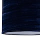 image 4 of Set of 2 Navy Blue Crushed Velvet 33cm Pendant Lightshades | Blue | Large | 2