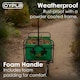 image 4 of Oypla Green Heavy Duty Foldable Garden Festival Trolley Folding Cart Wagon Truck Wheelbarrow