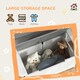 image 6 of AIYAPLAY 2 in 1 Toy Box for Kids with Safety Lid for Bedroom, Nursery Grey | 68.5L x 34W x 58Hcm