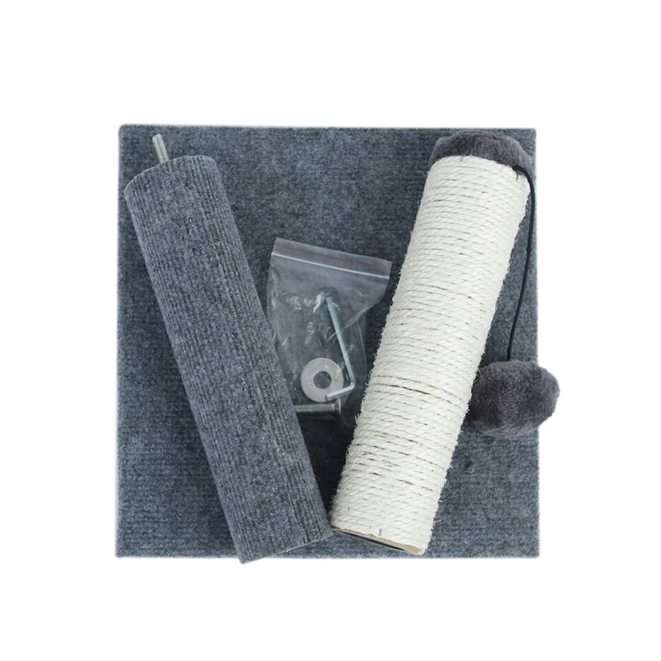 image 1 of Living and Home Cat Scratching Post with Hanging Ball for Indoor Cats
